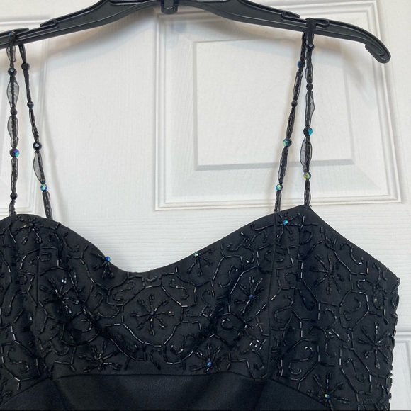 Andrea Polizzi for Rex Lester black evening gown with beading - Picture 7 of 16